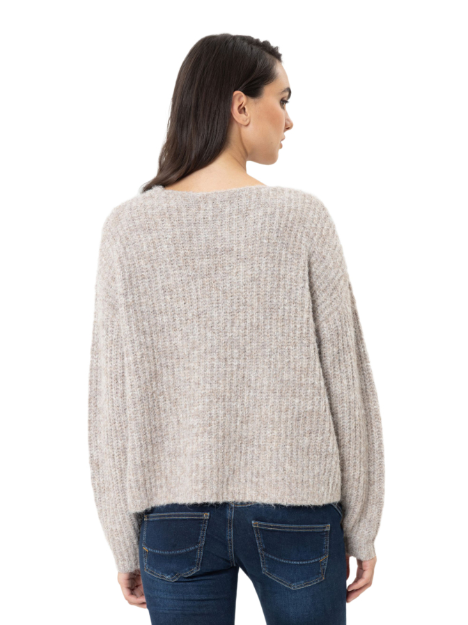 Herrlicher Strickpullover Lini Cropped bei Robert Ley