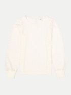 Garcia Langarmshirt mit Jacquardstruktur 1448-WHITE bei Robert Ley