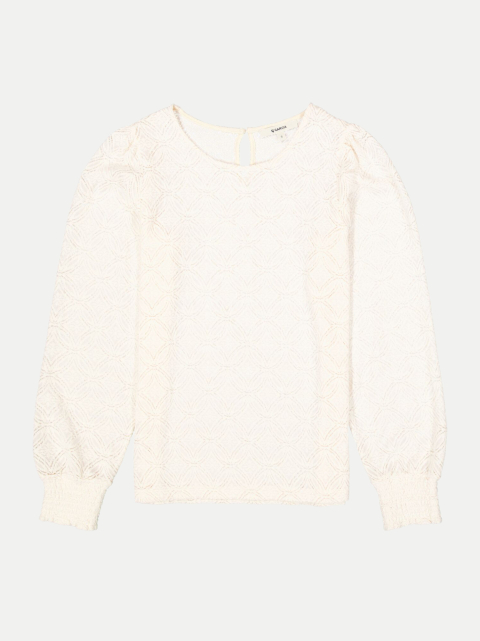 Garcia Langarmshirt mit Jacquardstruktur bei Robert Ley