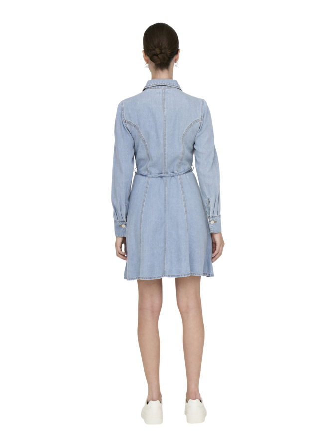 JDY JDYKAMMA LS BELT SHORT DRESS DNM bei Robert Ley