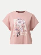Q/S designed by T-Shirt mit Fotoprint 45D0-LILAC/PINK bei Robert Ley