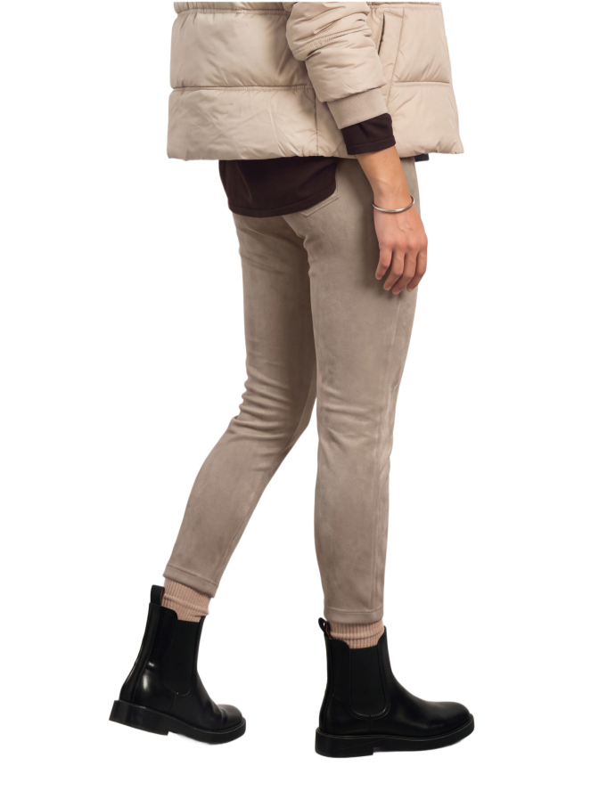 Street One Skinny-Fit Hose aus Velours bei Robert Ley