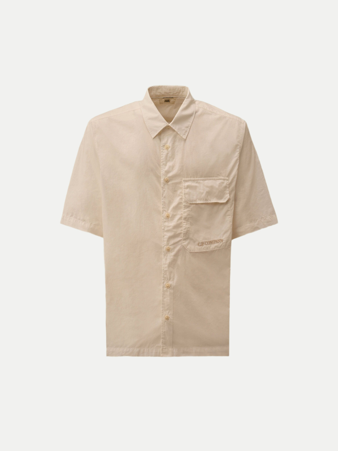 C.P. Company Kurzarmshirt in Popelin bei Robert Ley