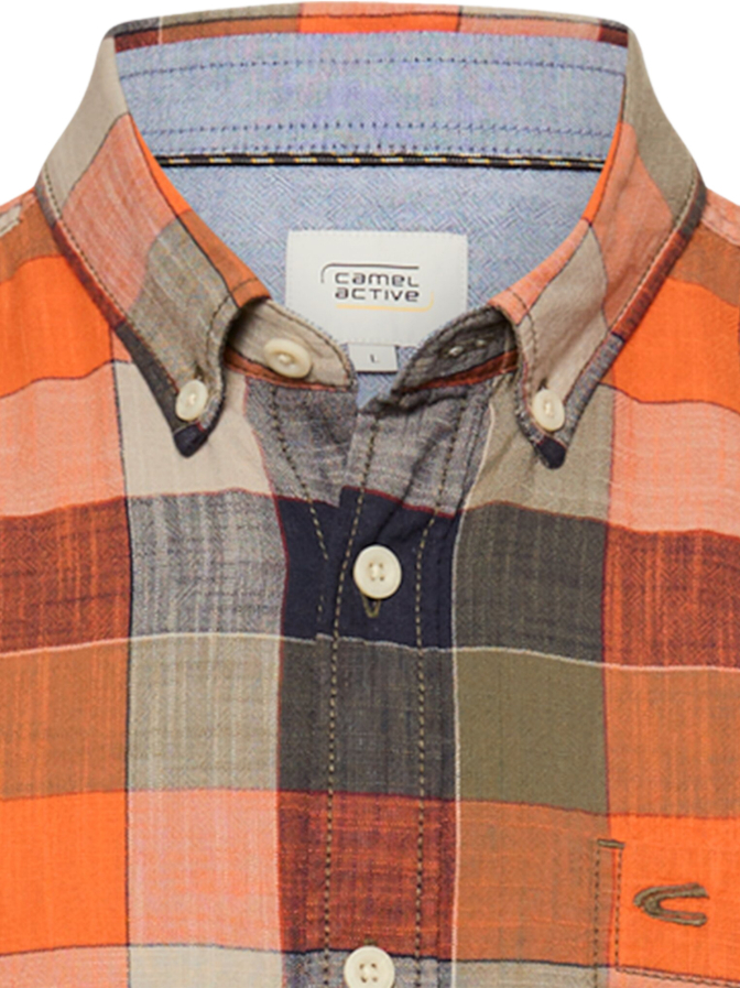 Camel Active Regular-Fit Kurzarmhemd Kariert bei Robert Ley