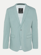 s.Oliver BLACK LABEL Slim-Fit Sakko aus Stretch-Twill 63W1-BLUE GREEN bei Robert Ley