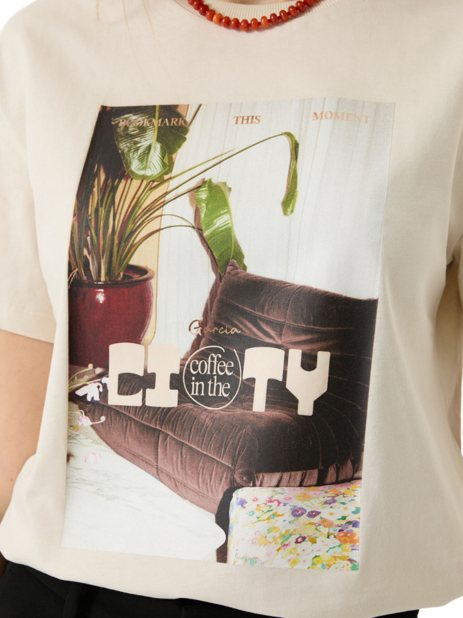 Garcia T-Shirt mit Fotoprint bei Robert Ley