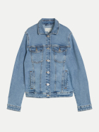 Tom Tailor Casual DENIM JACKET 10112-Clean Light Stone Blue Denim bei Robert Ley