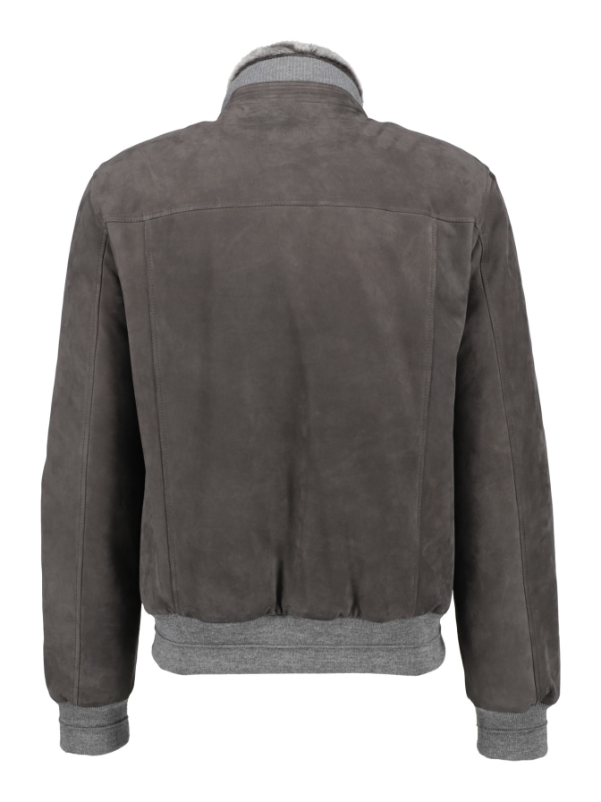 Manzoni 24 Lederblouson mit Lammfell bei Robert Ley