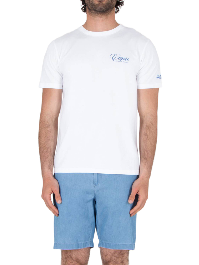 MC2 Saint Barth T-Shirt mit Capri Backprint bei Robert Ley