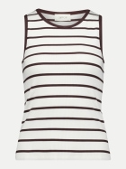 Cartoon Top Gestreift 1871-Cream/Brown bei Robert Ley
