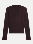 Tommy Hilfiger Rundhals-Feinstrickpullover HJT-BROWN bei Robert Ley