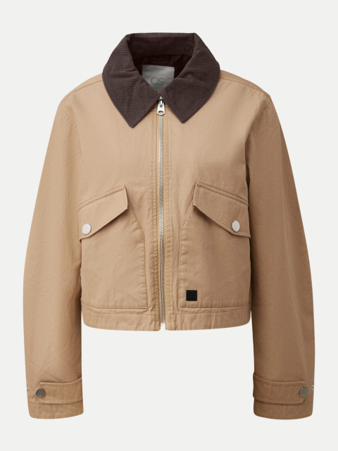Q/S designed by Blouson mit Cord-Kragen bei Robert Ley