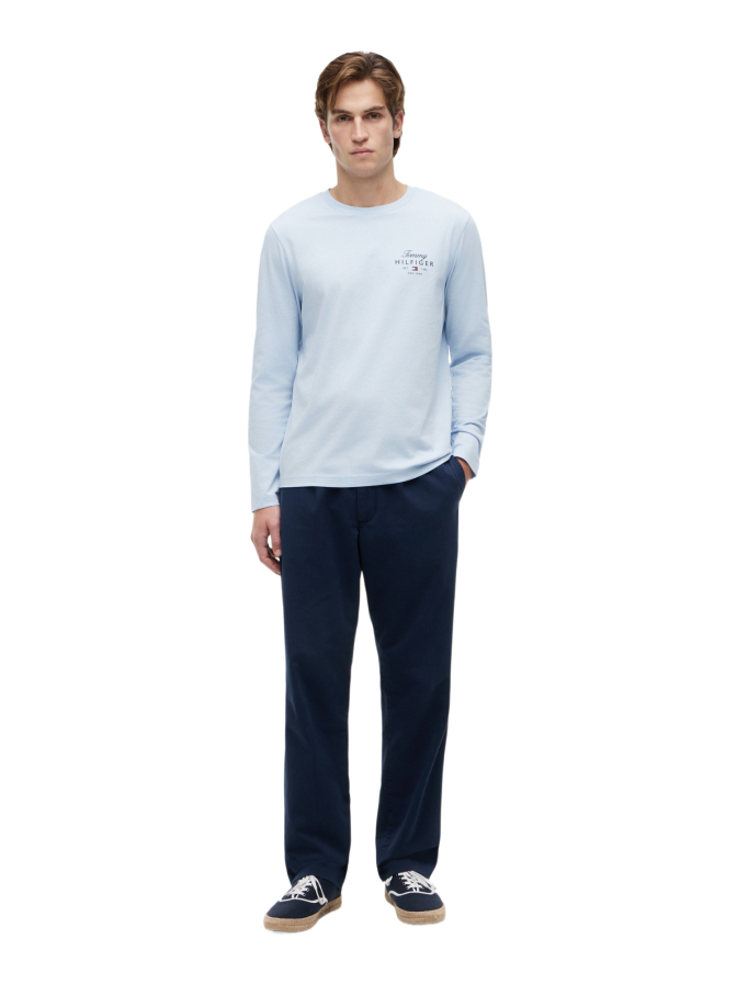 Tommy Hilfiger Langarm- Shirt mit Logo-Print bei Robert Ley
