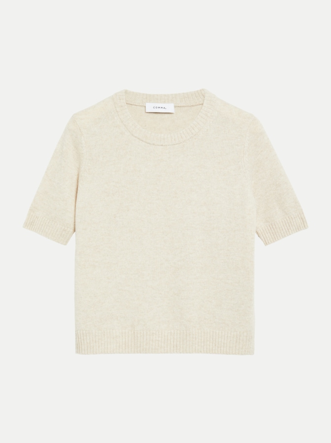 Comma Kurzarmstrickpullover bei Robert Ley