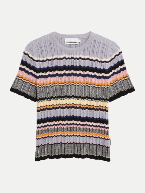 ARMEDANGELS Kurzarm-Pullover MAAYA STRIPES bei Robert Ley