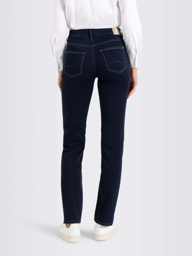 Mac Straight Fit Jeans mit Label-Patch bei Robert Ley
