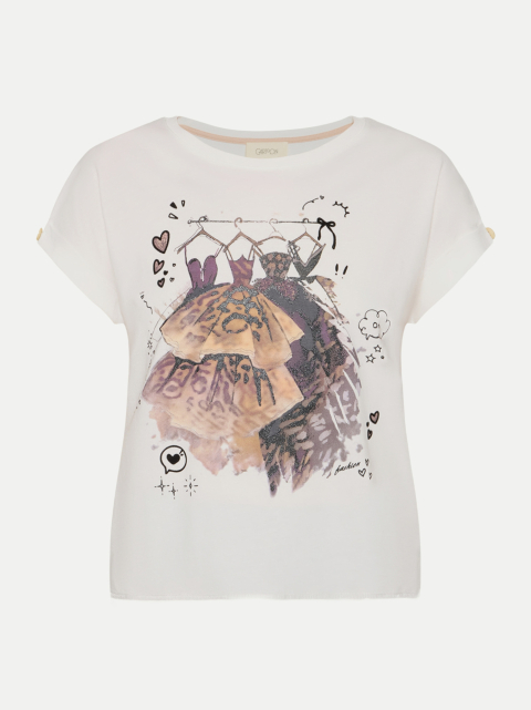 Cartoon T-Shirt mit Fotoprint bei Robert Ley