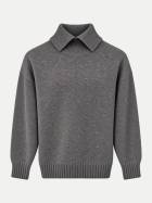 Peserico Rollkragenpullover aus Woll-Seide-Mix B73 eclipse gray bei Robert Ley