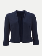 Swing Taillierte Jacke aus Jersey Crêpe 300-navy bei Robert Ley