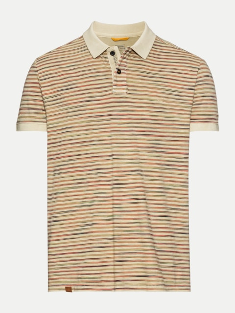 Camel Active Poloshirt mit Multicolour-Streifen bei Robert Ley