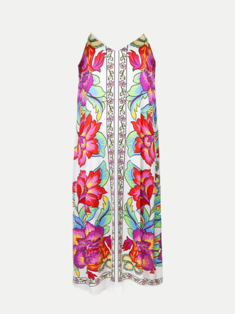 Grace Trägerkleid mit Allover Blumenprint bei Robert Ley
