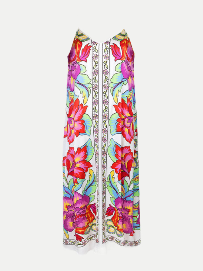 Grace Trägerkleid mit Allover Blumenprint bei Robert Ley