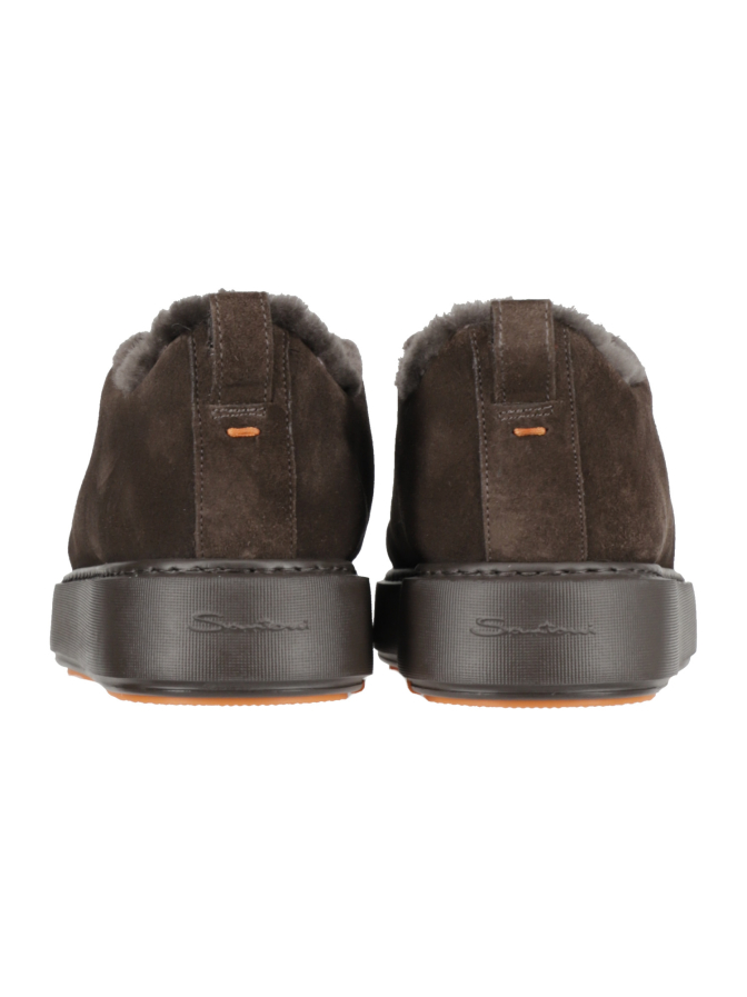 Santoni Slip-On-Sneaker aus Wildleder bei Robert Ley
