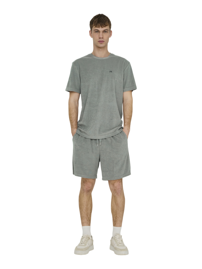 Only & Sons Frottee Shorts mit Kordelzug bei Robert Ley