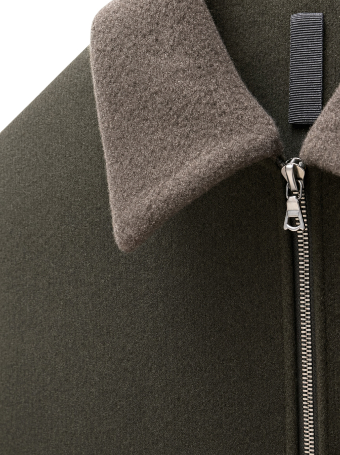 Harris Wharf London Golfjacke aus gepresster Wolle und Boucle bei Robert Ley
