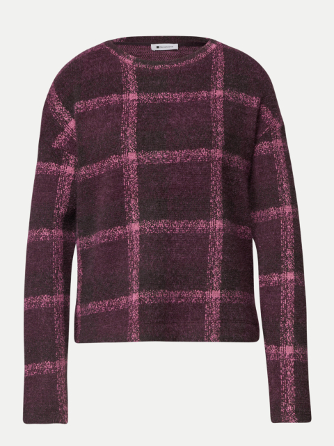 Street One Langarmshirt mit Karo-Muster bei Robert Ley