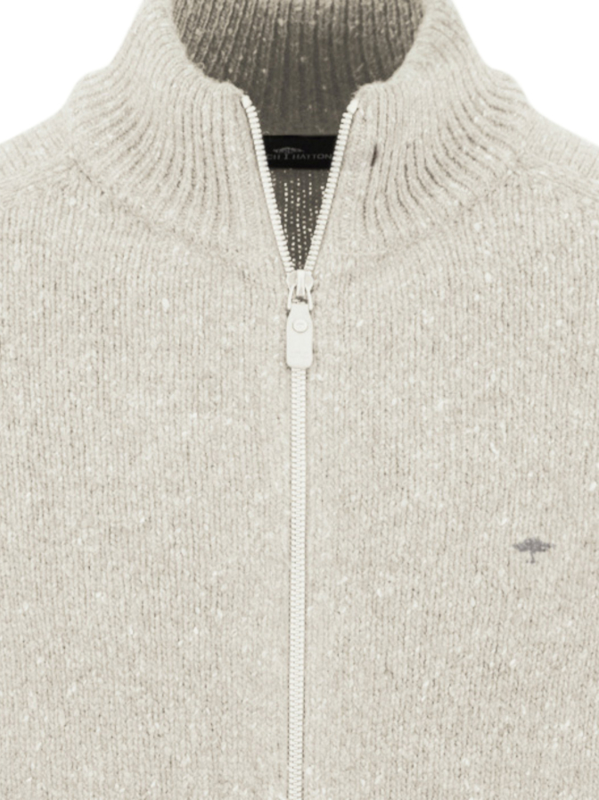 Fynch-Hatton Strickjacke mit Stehkragen aus Woll-Mix bei Robert Ley