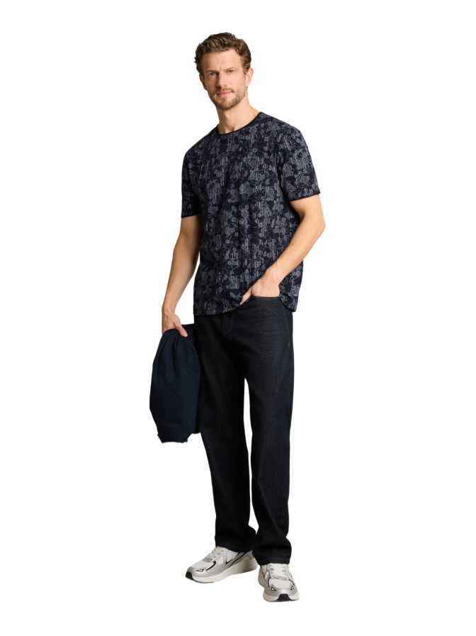 Tom Tailor Casual allover printed t-shirt bei Robert Ley
