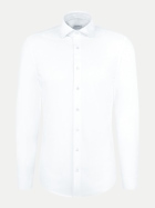 Seidensticker Slim-Fit Hemd Twill 01-01 WHITE bei Robert Ley