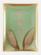 Giftcompany Glasteller Love Plates M 10x1x14cm hellgrün Hasenohren bei Robert Ley