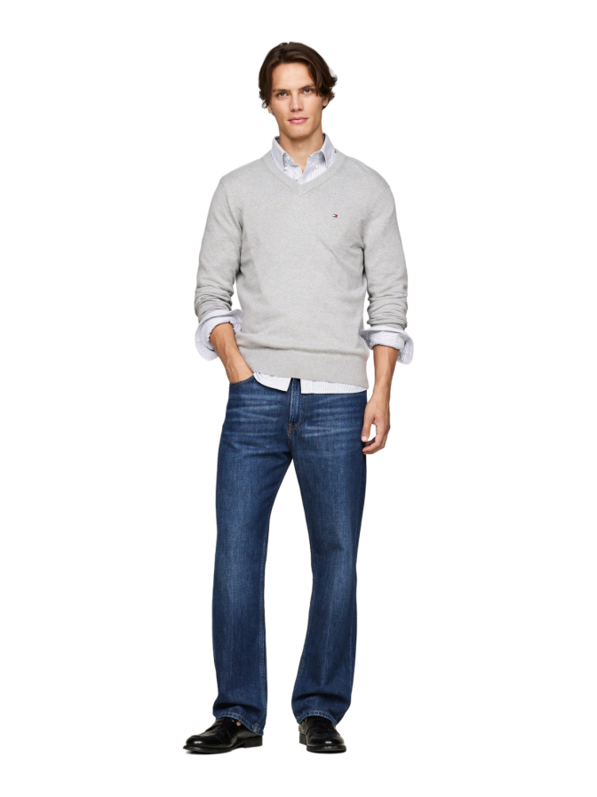 Tommy Hilfiger Strickpullover mit Logo-Stitching bei Robert Ley