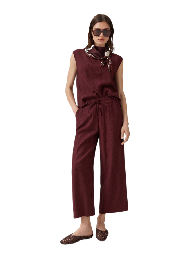 Opus Wide-Leg Hose Marou crinkled bei Robert Ley