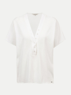 Herrlicher Schlupfbluse Plaire mit Knopfleiste 61-offwhite bei Robert Ley