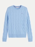 Tommy Hilfiger Strickpullover aus Wolle C13-BLUE bei Robert Ley