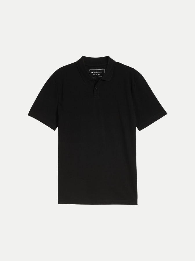 Tom Tailor Denim Poloshirt in Jersey-Piqué-Stoff bei Robert Ley