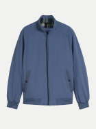 Tom Tailor Casual Blouson Jacke mit Stehkragen 11043-Vintage Indigo Blue bei Robert Ley