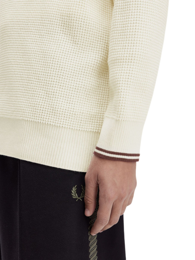 Fred Perry Troyer mit Waffel-Struktur bei Robert Ley