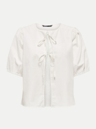 Only Bluse mit Rundhalsausschnitt 177922-Cloud Dancer bei Robert Ley