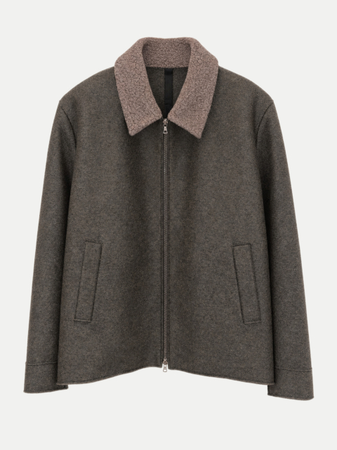 Harris Wharf London Golfjacke aus gepresster Wolle und Boucle bei Robert Ley