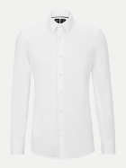 BOSS Black Hemd aus Baumwoll-Jersey mit Performance-Stretch 100-White bei Robert Ley