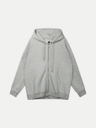 10 Days Oversized Fit Jacke mit Reißverschluss 4001-light grey melee bei Robert Ley