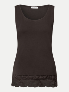 Street One Top mit Spitzen-Absatz 17874-black coffee bei Robert Ley