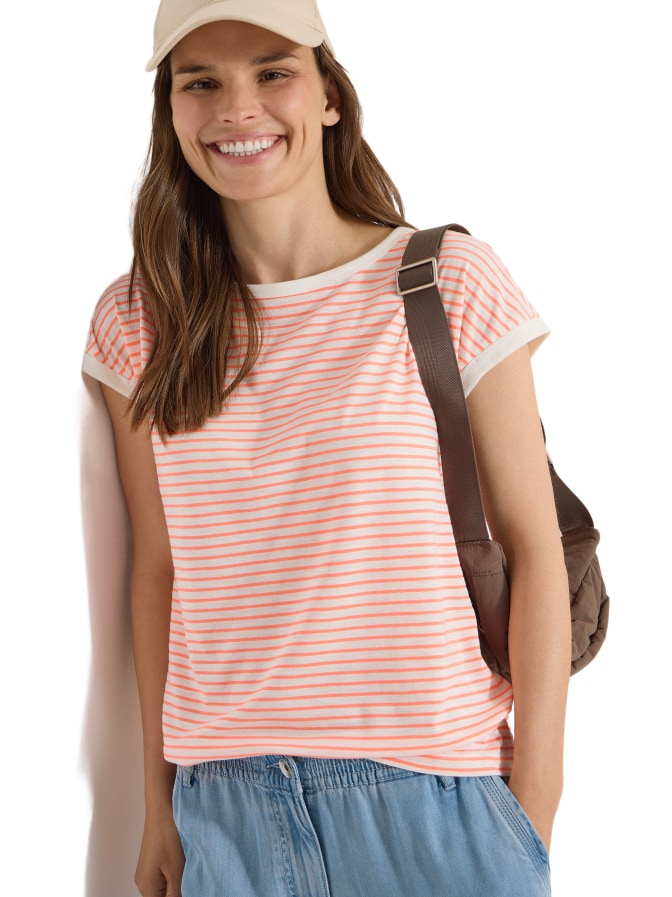 Cecil T-Shirt mit Streifen bei Robert Ley