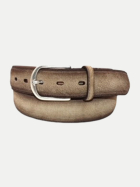 Fausto Colato 3,5cm breiter Veloursgürtel grigio bei Robert Ley