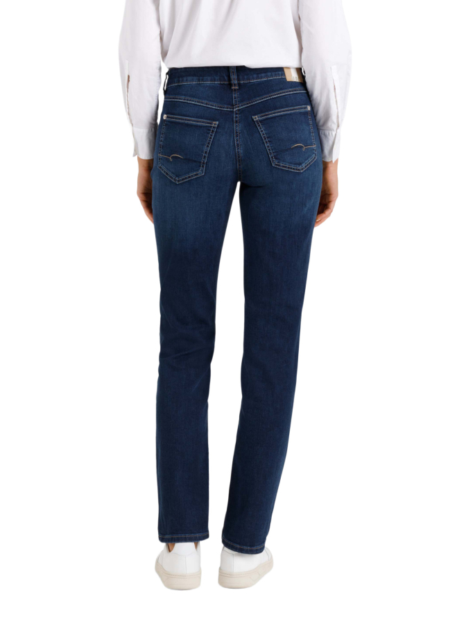 Mac Straight Fit Jeans mit Label-Patch bei Robert Ley