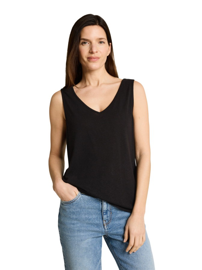 Tom Tailor Casual Top mit doppelten V-Ausschnitt bei Robert Ley